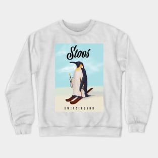 Stoos Switzerland ski poster Crewneck Sweatshirt